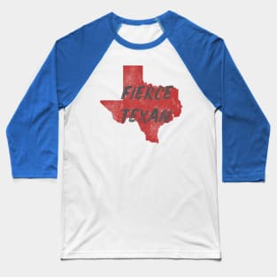 The Fierce Texan Red Baseball T-Shirt